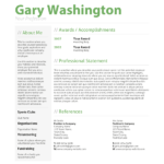 Gary's Green Professional Resume - Washington D.C. - PG 3