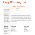 Gary's Orange Professional Resume - Washington D.C. - PG 3