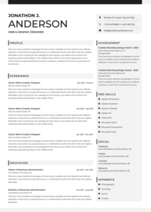 John A.'s Extensive Black/White Resume - Fairfax, VA
